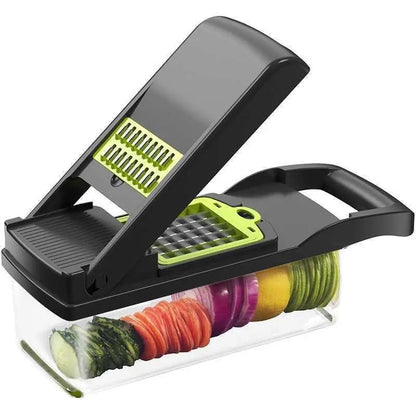 12-in-1- Easy to use vegatable cutter