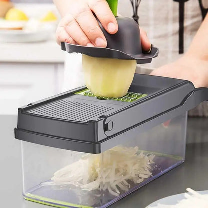 12-in-1- Easy to use vegatable cutter