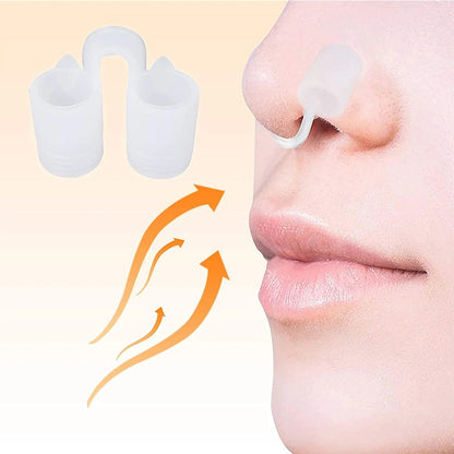 Silicone Magnetic Anti Snore Stop Snoring Nose Clip Sleep Tray Sleeping Aid Apnea Guard Night Device with Case Anti Ronco 1/4PCS